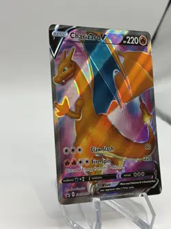 Charizard V SWSH050 Pokemon Champion's Path Black Star Promo Full Art - Image 2
