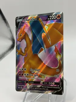Charizard V SWSH050 Pokemon Champion's Path Black Star Promo Full Art - Image 3