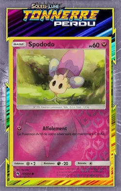 Spododo Reverse - SL08:Tonnerre Perdu - 147/214 - Carte Pokemon Neuve Francaise - Image 1
