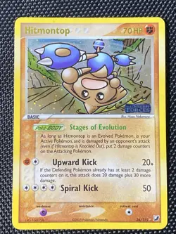 Pokemon - Hitmontop 26/115 Rare Reverse Holo Ex Unseen Forces NM - Image 1