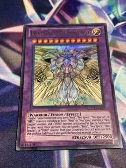 Yu-Gi-Oh! TCG Elemental HERO Divine Neos LCGX-EN077 Ultra Rare NM/M Unlimited - Image 2