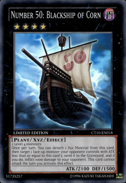 Number 50: Blackship Of Corn - Super Rare Limited Ed. CT10-EN018 - LP - YuGiOh - Image 1