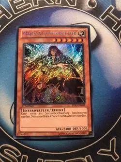 *** MAJESTY'S FIEND *** (GERMAN) SECRET RARE 1ST EDITION PRIO-EN034 YUGIOH! - Image 1