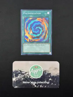 Polymerization - Yugioh LOB-EN059 Unlimited Super Rare NM - Image 1