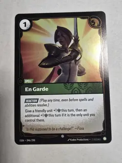 En Garde Foil Riftbound: Origins League Of Legends - Image 1
