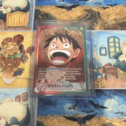 Monkey D. Luffy One Piece TCG OP13-001 Alt Art Leader AA Card Game CCG English - Image 1