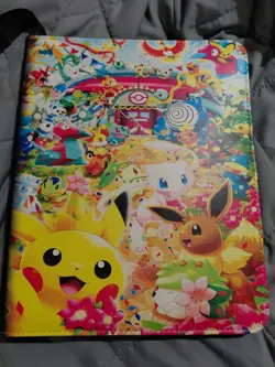 900 Card Binder for Pokemon Cards 9 Pocket with 50 Sleeves Card Binder Album - Image 1