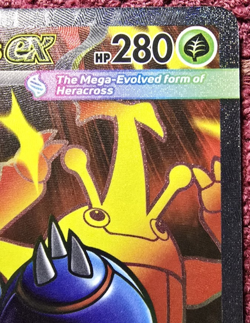 Pokemon Mega Heracross EX 108/094 Phantasmal Flames SR Full Art English Card TCG - Image 3