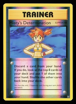 Misty's Determination 80/108 Reverse Holo XY Evolutions Pokemon Card - Image 1