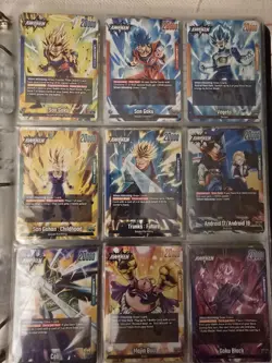 DragonBall Z Fusion World Collection All Cards Are NM Holo. Read Description - Image 2