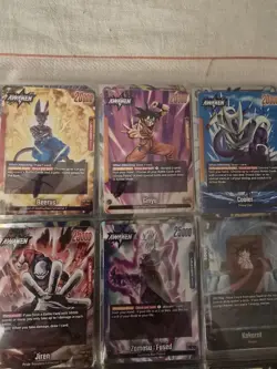 DragonBall Z Fusion World Collection All Cards Are NM Holo. Read Description - Image 3