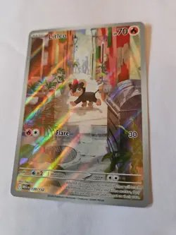 Pokemon TCG Mega Evolution Litleo 139/132 Illustration Rare Card English NM - Image 1
