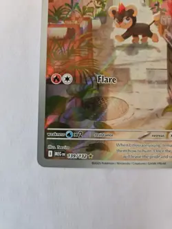 Pokemon TCG Mega Evolution Litleo 139/132 Illustration Rare Card English NM - Image 2