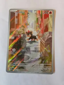 Pokemon TCG Mega Evolution Litleo 139/132 Illustration Rare Card English NM - Image 4