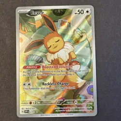 EEVEE 173 holo FA Scarlet & Violet Black Star Promo Pokemon TCG card - Image 1