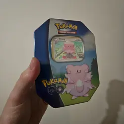 POKEMON GO TIN BLISSEY TIN PROMO GO BOOSTER PACKS POKEMON CARDS NEW & SEALED #3 - Image 1