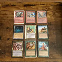 Original Vintage 1994 1995 Magic The Gathering Black Card Lot RARE D&D Legendary - Image 1