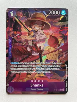 One Piece Card Game Shanks (Alternate Art) OP13-065 R English - Image 1
