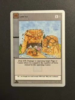 MetaZoo Nightfall Land Tax Non Holo PLAYTESTER Card 69/163 (NM) - Image 1