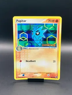 Pupitar 58/101 EX Dragon Frontiers Reverse Holo Stamped Pokemon Card - Image 1