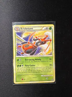 Kricketune - 24/102 - Rare HGSS - Triumphant NM Pokemon Card - Image 1