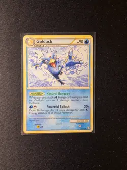 Golduck - 22/102 - Rare HGSS - TRIUMPHANT NM Pokemon Card - Image 1
