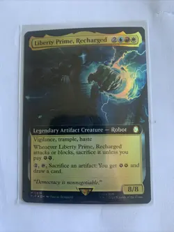 Liberty Prime, Recharged [Fallout] MTG NM Extended Foil M 0005 - Image 1