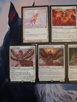 5x MTG Powerful White Angel Spells! Mythic And Rares! NM Mint! Ships Fast! - Image 2