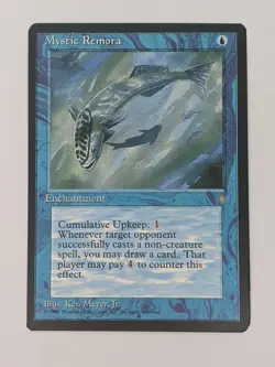 Magic The Gathering MTG TCG: Mystic Remora / Ice Age / LP Lightly Played - Image 2