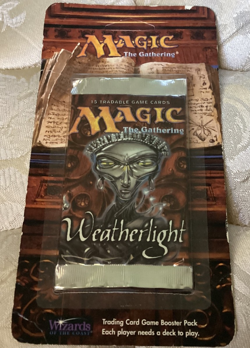 1997 Magic the Gathering Weatherlight Booster RARE BLISTER Pack -15 Count NEW - Image 1