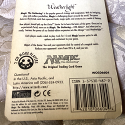 1997 Magic the Gathering Weatherlight Booster RARE BLISTER Pack -15 Count NEW - Image 4