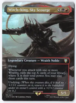 Witch-king, Sky Scourge (Borderless) M Commander: The Lord of the Rings: Tales o - Image 1