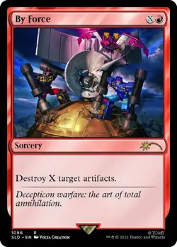 [1x] By Force (1086) Near Mint, English Secret Lair MTG Magic - Image 1