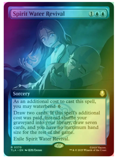 Spirit Water Revival - Foil - Extended Art Avatar MTG - Image 1