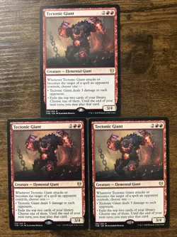 Tectonic Giant (x3) - THB - MTG - NM - Image 1