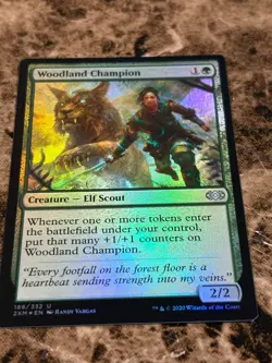 WOODLAND CHAMPION Magic MTG Double Masters Foil - Image 1