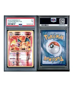 2016 POKEMON XY EVOLUTIONS #11 CHARIZARD-REV.FOIL EVOLUTIONS PSA 1 POP 60 - Image 3