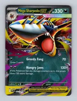 Pokemon TCG - Mega Sharpedo ex - 061/094 - ME02: Phantasmal Flames (PFL) - Image 1