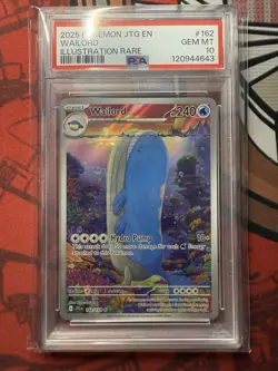 2025 Pokemon SV Journey Together JTG EN Wailord #162/159 PSA 10 - Image 1