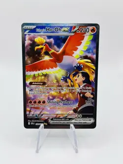 Ethan's Ho-Oh ex Special Illustration Rare Pokemon Tcg Destined Rivals 230/182 - Image 1