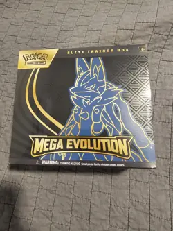 Pokemon TCG Mega Evolution Lucario Elite Trainer Box ETB NEW FACTORY SEALED - Image 1