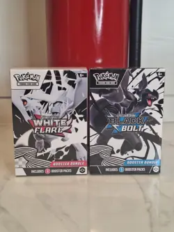 Pokemon TCG Scarlet & Violet White Flare | Black Bolt Booster Bundles - Image 1