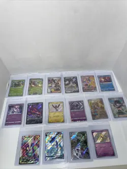 Pokemon Japanese Korean Foreign EX/V/VMAX Full Art Holo Rare LOT Of 16 Mixed - Image 1