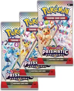 Pokemon SV8.5 Scarlet and Violet Prismatic Evolutions Tech Sticker Collection - Image 2