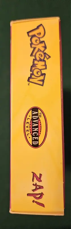 1999Pokemon Base Set ZAP Theme Deck Box, 1 Pokemon Coin, 10 Damage Counters Mint - Image 5