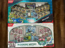 Pokemon TCG Crown Zenith Sea and Sky + Scarlet & Violet 151 Blooming Waters Set - Image 1