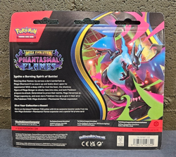 Pokemon Phantasmal Flames 3 Pack Blister NEW SEALED IN HAND Ships 11/14 - Image 2