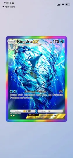 Digital Pokemon TCG Pocket Rainbow Rare (2 x Melmetal Ex ) and 1x Kingdra - Image 3