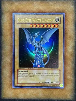 Yugioh Blue-Eyes White Dragon YAP1-EN001 Ultra Rare Limited Edition NM - Image 1