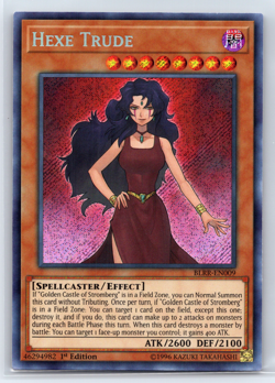 Yugioh Hexe Trude BLRR-EN009 Near Mint 1st Edition Secret Rare TCG CCG Card - Image 1